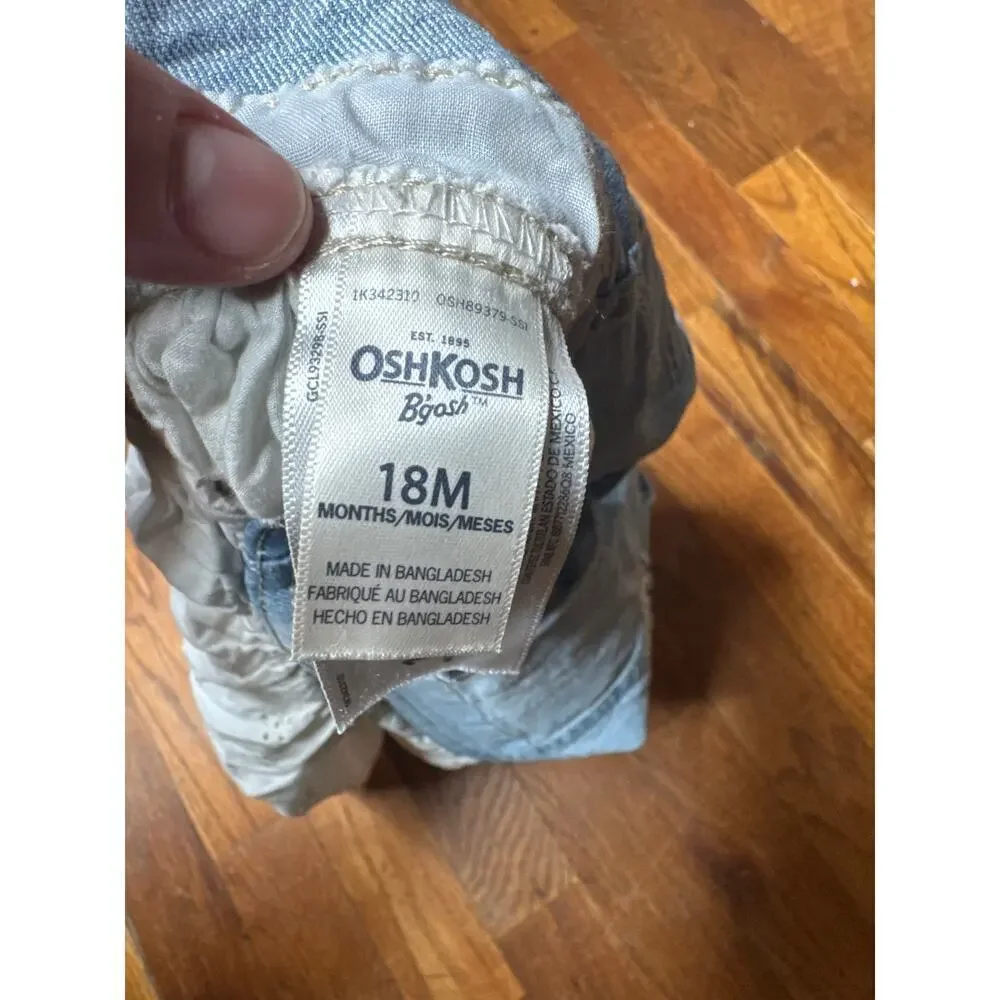 OshKosh B’gosh Toddler Girls Overall Dress 18M